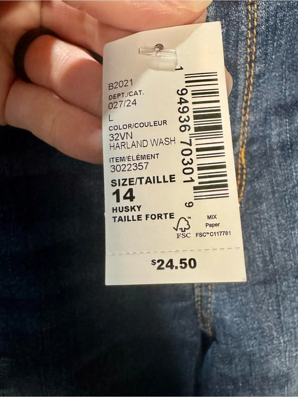 Children’s place Straight Jeans in 14 Husky